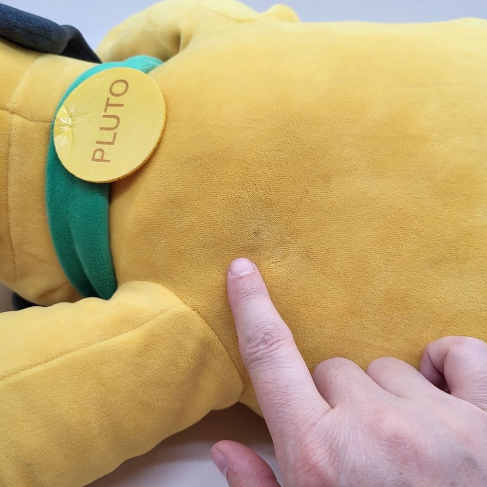Disney Plush Yellow and Black Pluto Toy - Picture 5 of 14